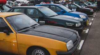 Winter Carbage Event cars