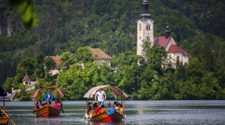 Traditional Wooden Boat Pletna