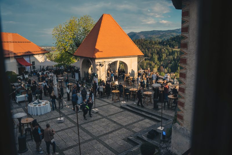 Bled Castle overlooking Lake Bled